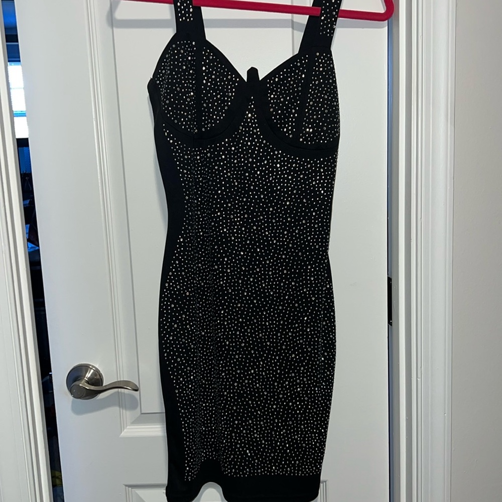 Cute Bedazzled nice midi dress